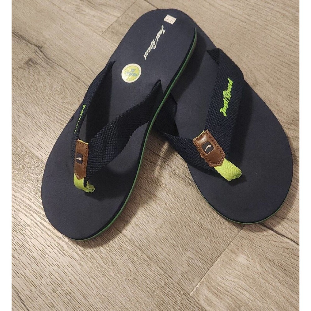 Just Speed Mens‎ Flip Flop Sandals Blue Slip On 12